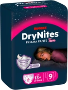 Подгузники-трусики Huggies DryNites для девочек 13+ лет 9 шт (5029053583679)