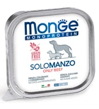 Упаковка влажного корма для собак Monge Dog Wet SOLO 100% Говядина