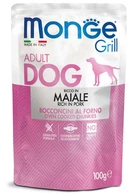 Вологий корм Monge Dog Grill зі свининою