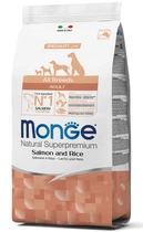 Сухой корм Monge All breeds Adult Light Лосось и рис
