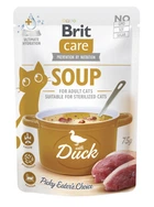 Влажный корм для кошек Brit Care Soup Cуп с уткой 75 г