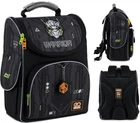 Рюкзак школьный каркасный GoPack Education Warrior 34x26x13 см 11 л Черный (GO25-5001S-8)