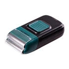 Аккумуляторная электробритва-шейвер для бритья лица с USB и IPX5 Sokany SK-385 Pro Зеленый + Щеточка для очистки