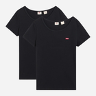 Набір футболок бавовняних жіночих Levi's 74856-0006 XL 2 шт Чорний (5400970033032)