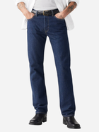 Jeansy regular fit męskie Levi's 501 Original 00501-0101 32-32 Granatowe (5412456006768)