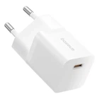 Зарядное сетевое устройство Baseus GaN5 Mini 25W Type-C 3A с функцией быстрой зарядки QC3.0+PD3.0 (P10110909213-00) White