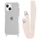 Чохол з ремінцем VVave Clear Case with Strap для Apple iPhone 15 transparent