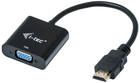 Adapter i-tec HDMI - VGA FullHD/60 Hz 0.15 m Black (HDMI2VGAADA)