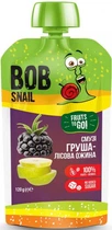 Пюре фруктовое Bob Snail Груша-Лесная Ежевика пастеризованное, 120 г