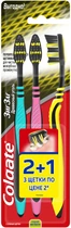 Зубные щетки Colgate ЗигЗаг Древесный уголь, 2+1 шт