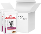 Opakowanie mokrej karmy dla kotów z problemami nerek ROYAL CANIN Vet Renal z wołowiną - saszetki 12 x 85 g (9003579000489)