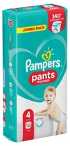 Подгузники-трусики Pampers Pants Размер 4 (9-15 кг), 52 шт