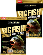 Прикормка Real Fish Біг Фіш короп тигровий, горіх 1 кг 2 упаковки (4820026881423)