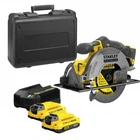 Пила циркулярна акумуляторна STANLEY FATMAX 18В SFMCS550M2K з 2 акумуляторами, заряд.прист.та кейсом