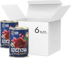 Opakowanie mokrej karmy dla psów John Dog Berry Adult dziczyzna z malinami 6 x 400 g (5903246845341)