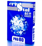 Бумага А4 80 г/м2 500 листов "Crystal Pro" PRO80 для принтера, ксерокса