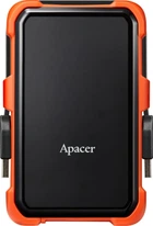 Внешний HDD накопитель Apacer 1Tb AC630 Black-Orange (AP1TBAC630T-1)