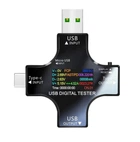 USB-C тестер ємності цифровий Вольтметр Амперметр 6,5А / QC3.0 / 32V / 99999mAh / USB 3.1 / LED-дисплей