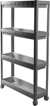 Этажерка Violet House 6014 Long Shelf 54x18x91 см 4-х ярусная Серая (6014 Long Shelf 4 пол. GREY 54*1)