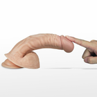 Вибратор Lovetoy Real Extreme Curved, 22 см цвет телесный (02496026000000000)