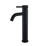 Смеситель для умывальника высокий WEZER EKO11C-01-BLACK черный