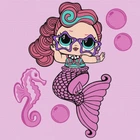 Картина по номерам "L.O.L. Surprise! Mermaids Waves" KHO6266, 40х40 см