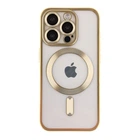 Чохол TPU Metallic Chrome Full Camera with Magsafe для iPhone 13 Pro Колір Chrome Gold