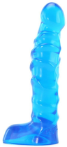 Тонкий голубой анальный фаллос Doc Johnson Raging Hard Ons Slimline Cobalt Blue Jellie 5,5in (11030000000000000)