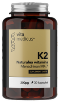 Suplement diety Vitamedicus Witamina K2 MK-7 30 kapsułek (5905279312036)