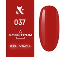 Гель лак F.O.X Spectrum №037 червоний 7 мл