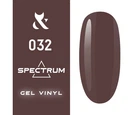 Гель лак F.O.X Spectrum №032 світло-коричневий 7 мл