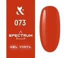Гель лак F.O.X Spectrum №073 класичний червоний 7 мл