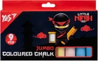 Мелки цветные YES Ninja Jumbo 9 шт (400503) (5056574434326)