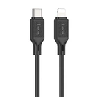 Дата кабель Hoco X90 Cool silicone Type-C to Lightning 20W (1m) Black
