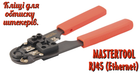 Клещи для опрессовки штекеров Mastertool 195 мм RJ45 (75-2242)