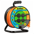Удлинитель SVITTEX IP44 на катушке 30м с сечением провода 2х2,5 мм² и термозащитой