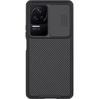 Карбоновая накладка Nillkin Camshield (шторка на камеру) для Xiaomi Redmi K50 / K50 Pro Черный / Black
