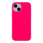 Чохол Glow Silicone Case with Magsafe для iPhone 15 Колір Hot pink