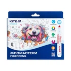 Набор фломастеров Kite Creative Superwashable Jumbo 1-6 мм 12 шт (K-1155)