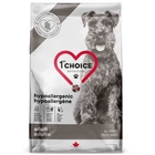 Сухой гипоаллергенный корм для взрослых собак всех пород 1st Choice со вкусом утки и батата