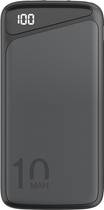 УМБ Goobay 10000 mAh 22.5W QC 3.0 PD USB-C Black (4040849539367)