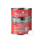 Эмаль акриловая для дерева и металла Maxima белая матовая 0,75 л