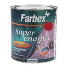 Эмаль алкидная Farbex ПФ-115 красная 2,8 кг