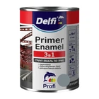 Грунт-эмаль по ржавчине Delfi 3 в 1 серая 0,9 кг
