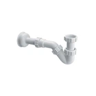 Сифон для біде McAlpine HC23 з розетою без зливу 1 1/4*32