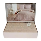 Комплект постельного белья Maison Dor Mirabella Dantela Beige 200*220 см