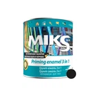 Грунт-эмаль антикоррозионная Miks Color 3 в 1 черная 0,8 кг