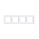 Рамка четырехместная Schneider Electric Asfora EPH5800421 горизонтальная белая