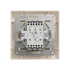 Перемикач двоклавішний прохідний Schneider Electric Asfora EPH0600123 кремовий