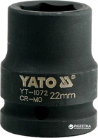 Головка торцевая ударная YATO шестигранная 3/4" 22 мм (YT-1072)